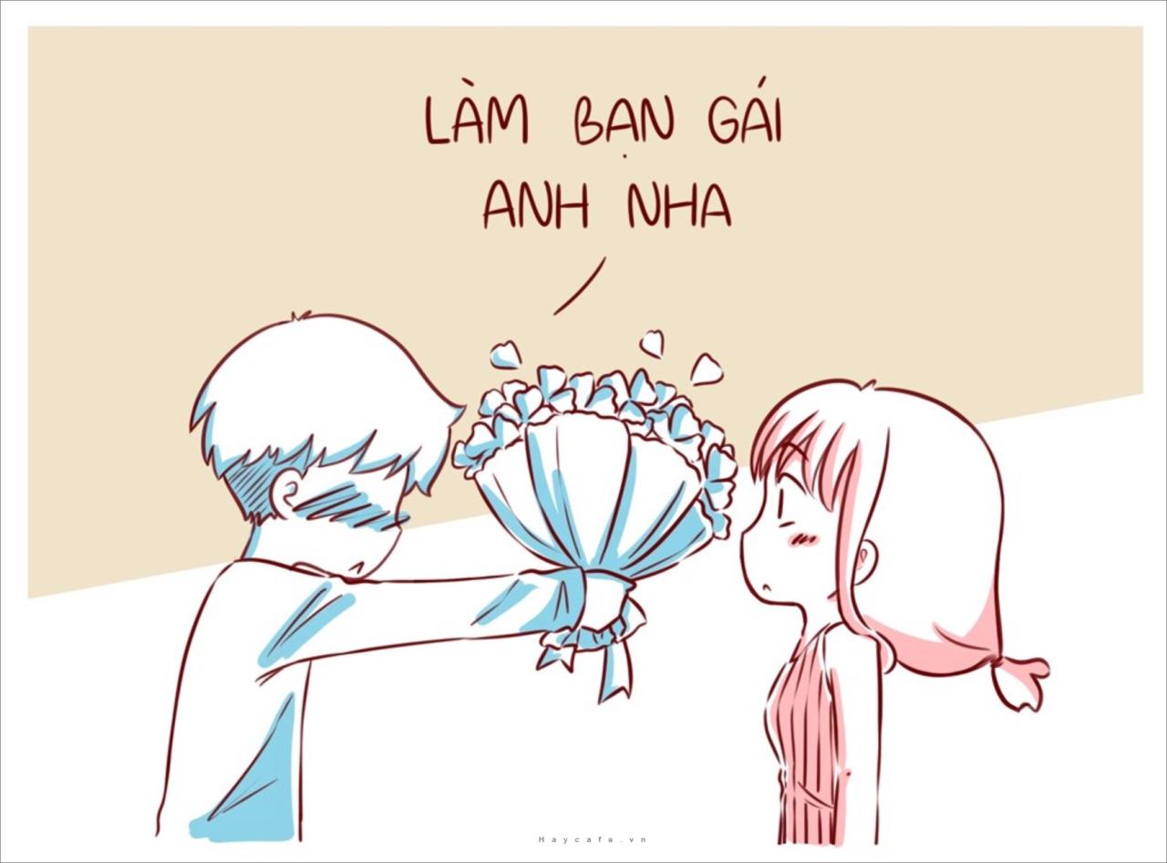 Hình Ảnh Tỏ Tình Cute, Đáng Yêu Khiến Crush Xiêu Lòng