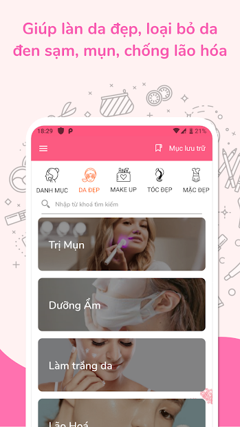 Ứng Dụng Làm Đẹp - Chăm Sóc Da Và Làm Đẹp Tự Nhiên | Link Tải, Cách Sử  Dụng, Mẹo Thủ Thuật