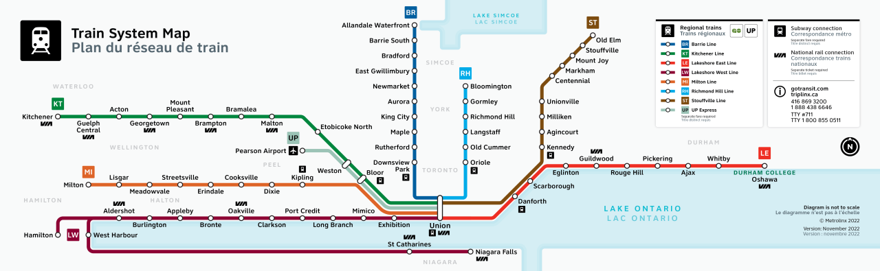 Go Transit - System Map