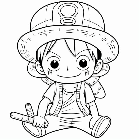 Top 98+ Mẫu Tranh Tô Màu One Piece Luffy Gear 4, 5 Cho Bé