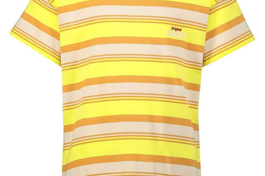 Gucci T-Shirt Yellow For Boys | Nickis.Com