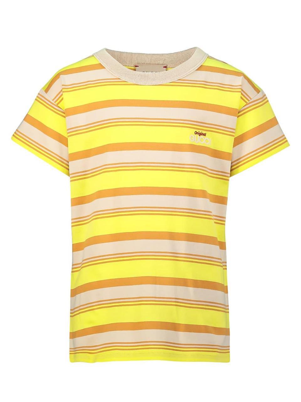 Gucci T-Shirt Yellow For Boys | Nickis.Com