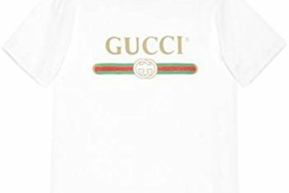 Gucci Logo Tshirt White, Large(Replica) : Amazon.In: Fashion