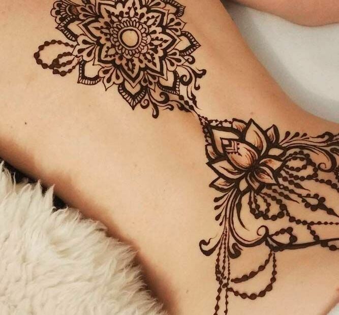 70 Henna Tattoo Designs: Beautify Your Skin With The Real Art | Back Henna, Henna  Tattoo Designs, Henna Body Art