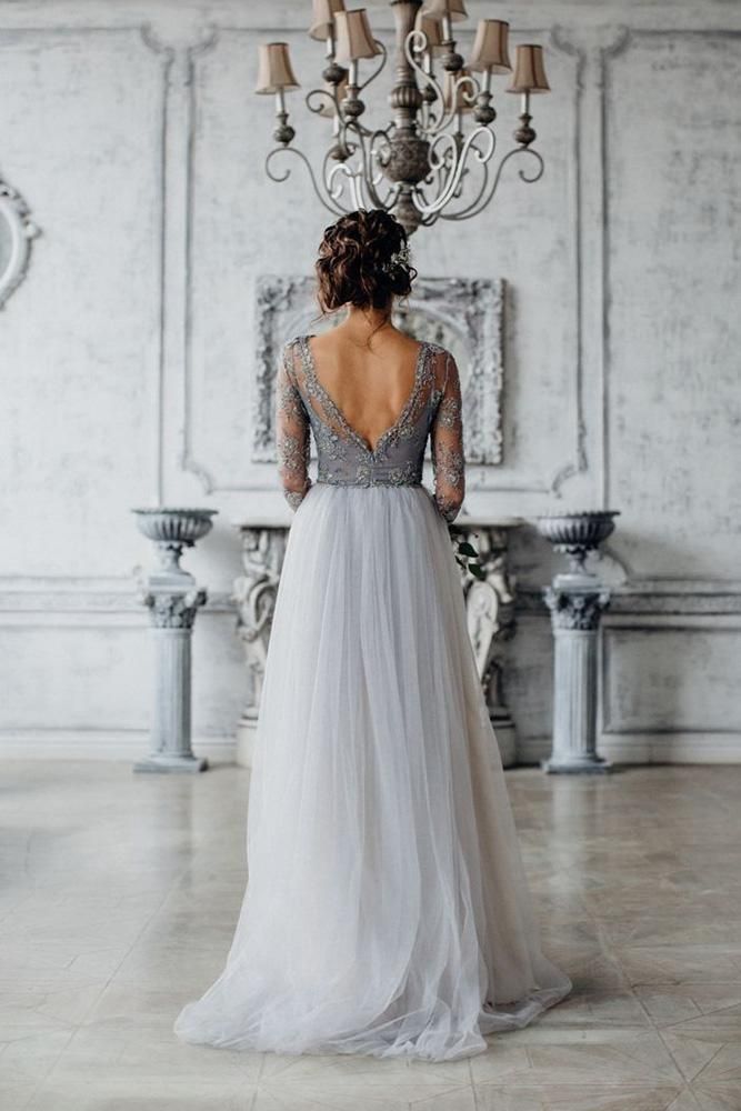 Gray Wedding Dress Hot Sale - Benim.K12.Tr 1690920867