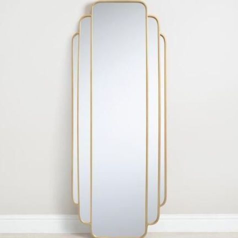 Gold Art Deco Full Length Mirror | World Market | Art Deco Interior, Gold  Art Deco, Art Deco