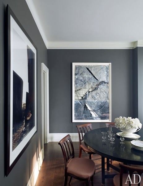 41 Exquisite Gray Rooms From The Ad Archives | Paint Colors For Living Room,  Living Room Paint, Living Room Colors