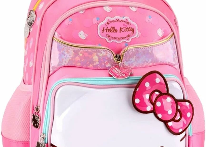 Buy Adson 3D Hello Kitty Hard Shell Travel School Bag|Backpack For Girls &  Boys Large 16 Inches Casual Day Pack Cartoon Bookbag Rucksack (Multi  Colour) At Amazon.In