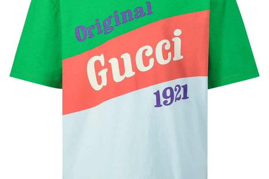 Gucci T-Shirt Green For Boys | Nickis.Com