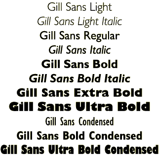 Gill Sans | Typography Design, Typeface, Cool Typography