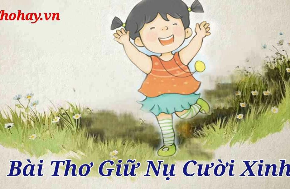 Bài Thơ Giữ Nụ Cười Xinh ❤️️ Nội Dung, Hình Ảnh, Giáo Án