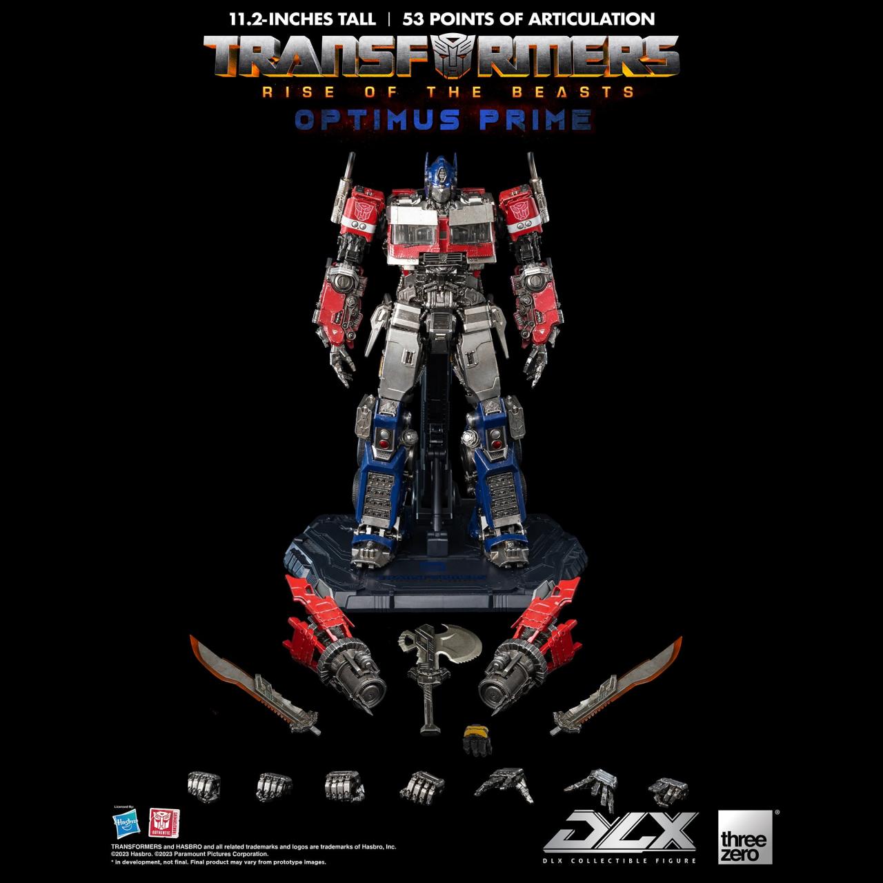 Transformers: Rise Of The Beasts - Dlx Optimus Prime By Threezero - Pr –  Hasbro Pulse