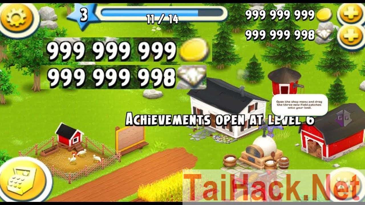 Hack Game Hay Day Mod Full Vàng, Hack Kim Cương - Trường Tiểu Học Thủ Lệ