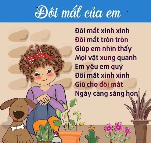 Bài Thơ Đôi Mắt Của Em ❤️️ Nội Dung, Hình Ảnh, Giáo Án