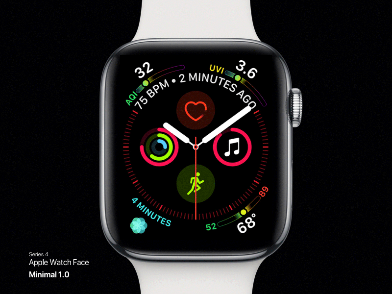 Apple Watch Face Ui Fix - Gif By Paarth Desai On Dribbble