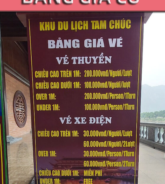 Vé Vào Chùa Tam Chúc, Vé Tham Quan, Xe Điện, Du Thuyền 2021