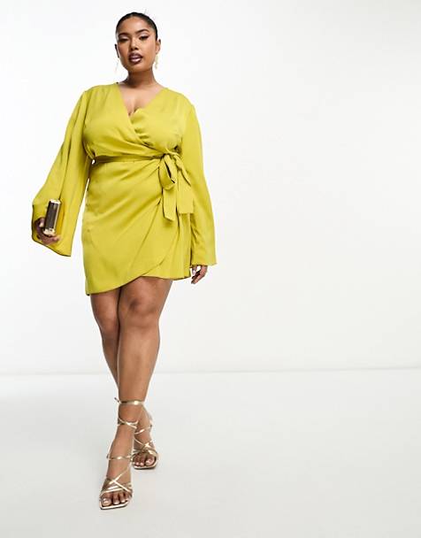 Gold Plus Size Dresses For Women | Asos