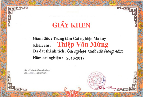 Tạo Giấy Khen Cai Nghiện Facebook Và Ma Tuý