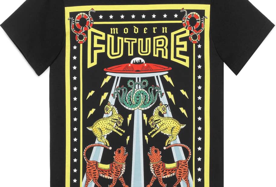 Gucci Modern Future Short-Sleeve T-Shirt, Size 4-12 - Bergdorf Goodman