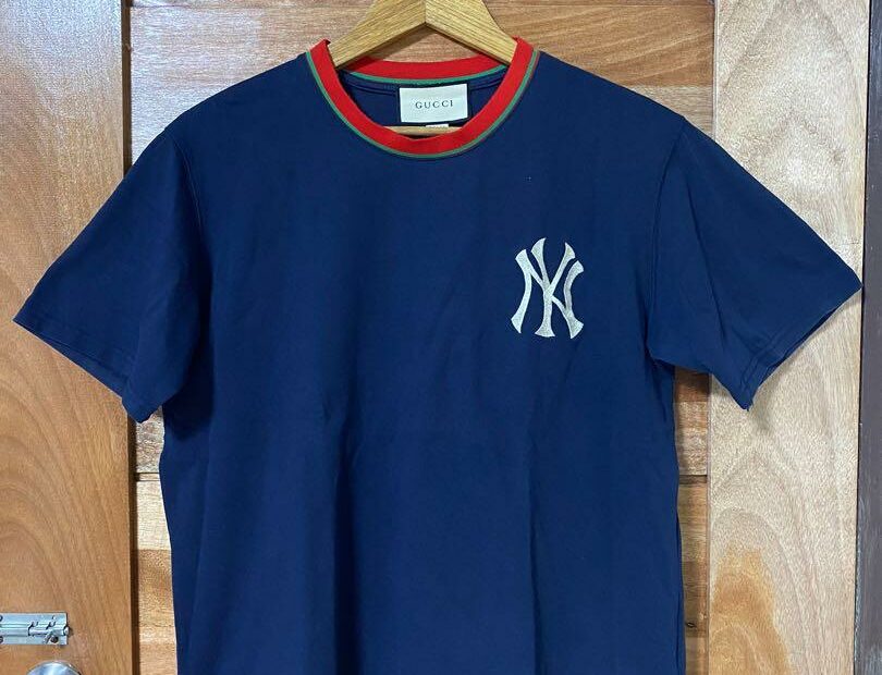 Gucci X Ny Yankees Shirt, Men'S Fashion, Tops & Sets, Tshirts & Polo Shirts  On Carousell