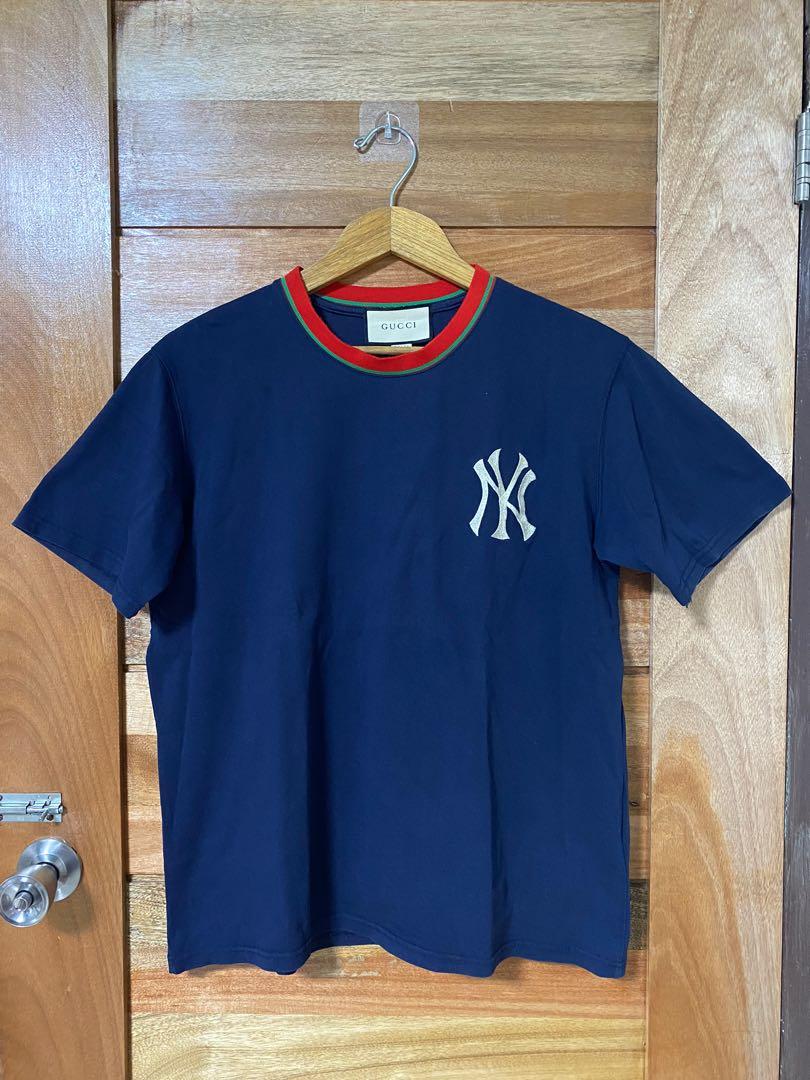 Gucci X Ny Yankees Shirt, Men'S Fashion, Tops & Sets, Tshirts & Polo Shirts  On Carousell