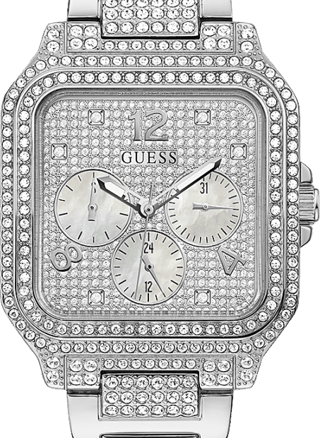 Guess Gw0472L1 Silver Tone Watch 35Mm