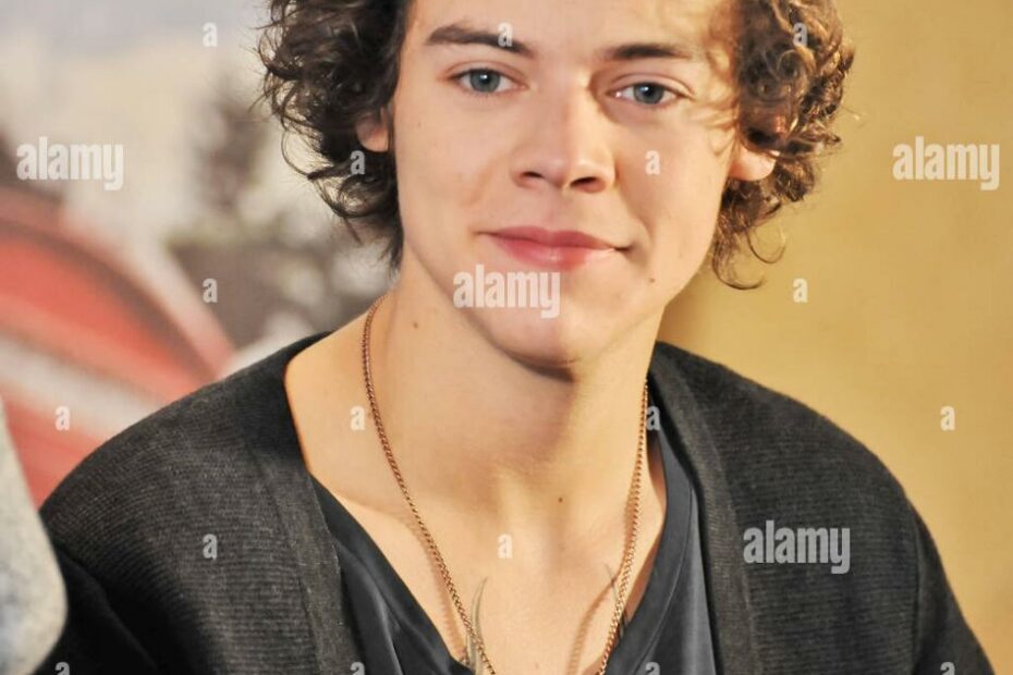 Harry Styles, Jan 18, 2013 : Harry Styles, One Direction, January 18, 2013,  Tokyo, Japan : Harry Styles Of One Direction Attends A Press Conference In  Tokyo, Japan, On January 18, 2013. (Photo By Aflo Stock Photo - Alamy