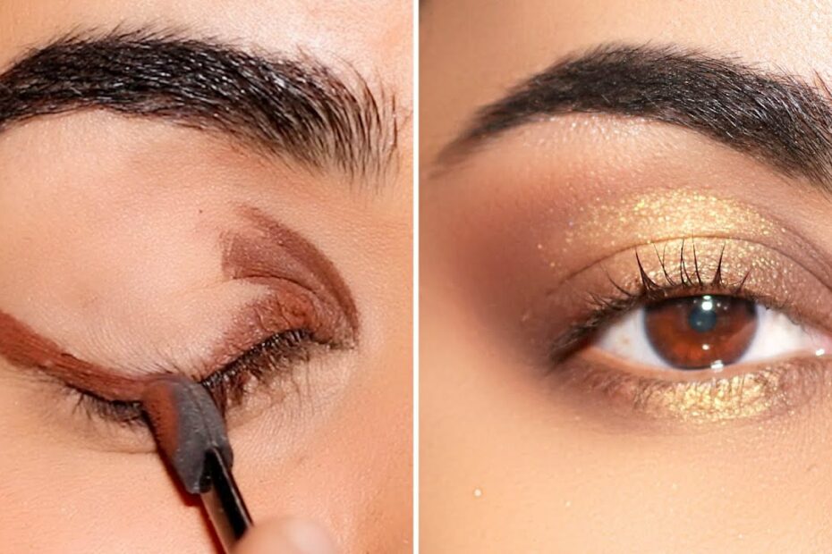 3 Beginner Friendly Gold Eyeshadow Looks In 5 Minutes Or Less! - Youtube