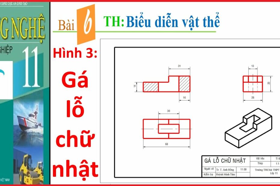 Gá Lỗ Chữ Nhật - Youtube