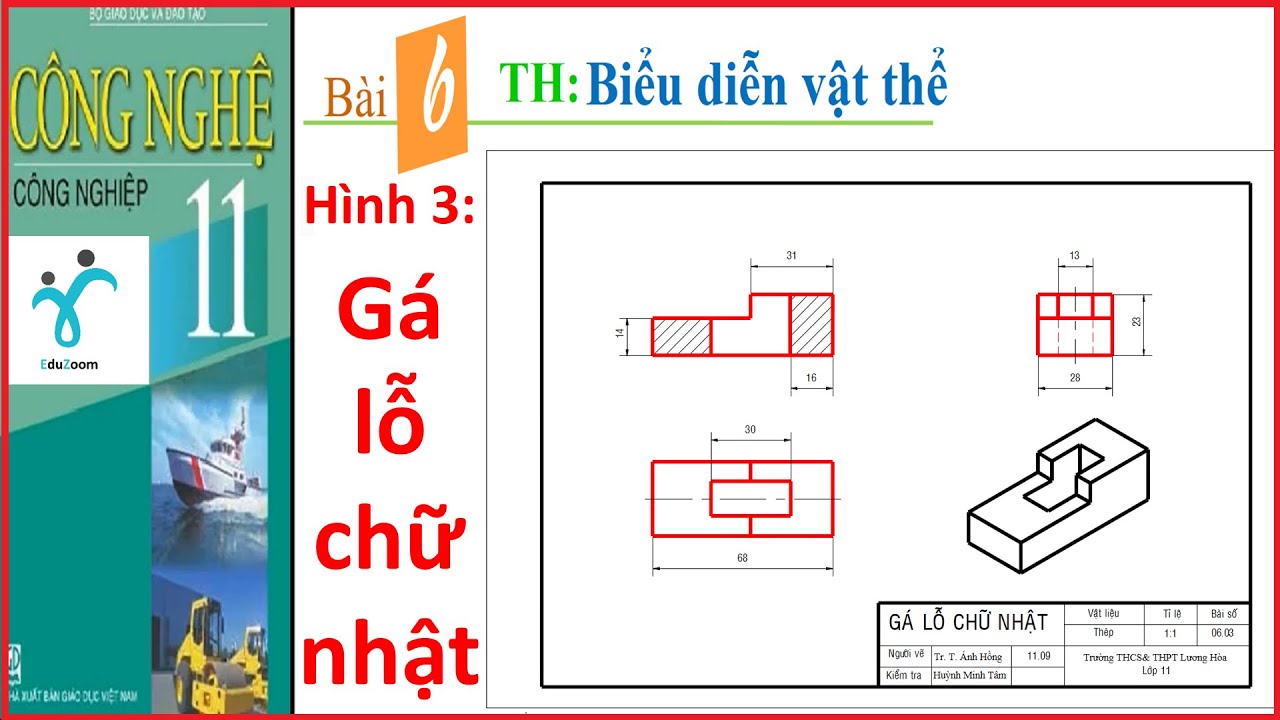 Gá Lỗ Chữ Nhật - Youtube