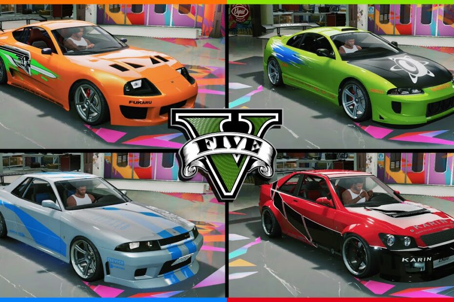 Gta V - All Fast & Furious Cars [Tutorial] - Youtube