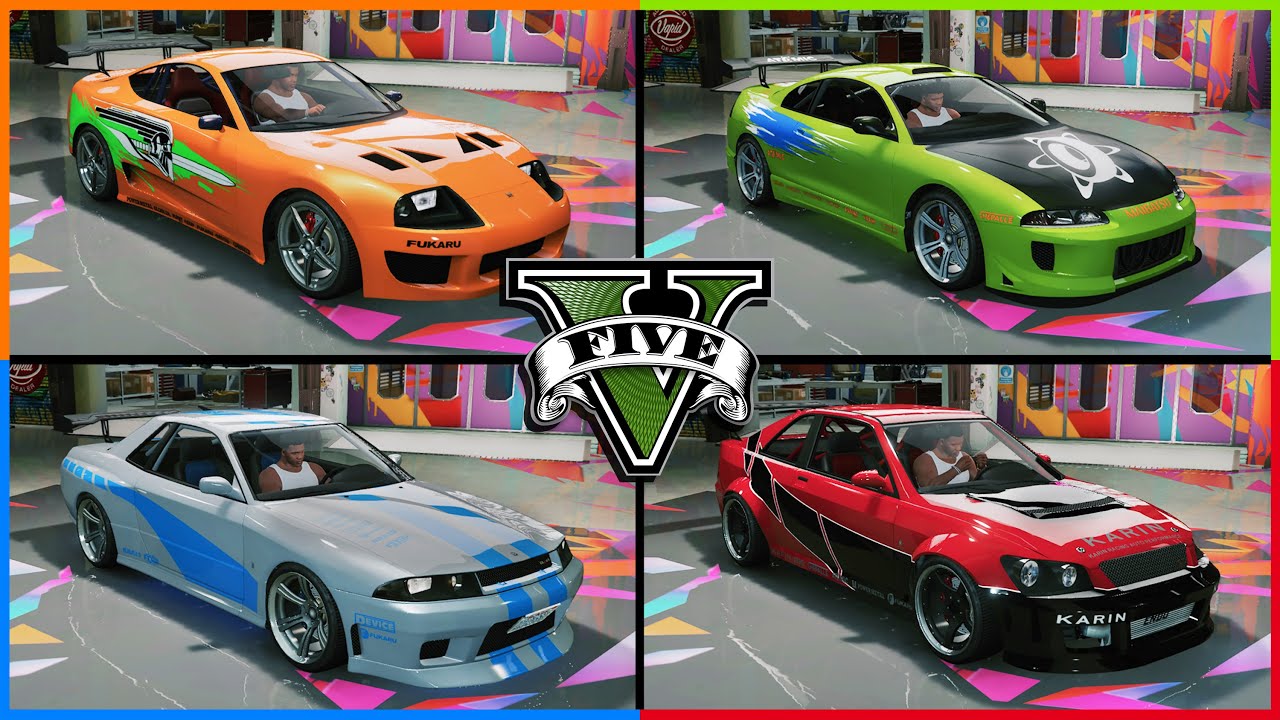 Gta V - All Fast & Furious Cars [Tutorial] - Youtube