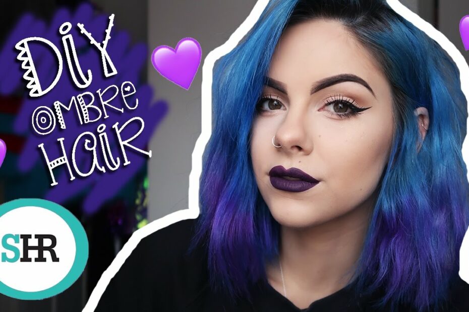 How To: Diy Ombre Hair In Blue & Purple! - Youtube