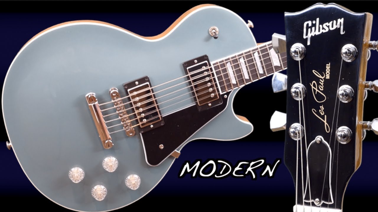 The Highest-End Usa Lp - Worth Buying? | 2019 Gibson Les Paul Modern Faded  Pelham Blue Review + Demo - Youtube