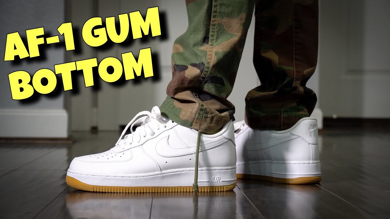 Nike Air Force 1 Low Gum Bottom - Youtube