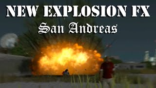 Gta Sa New Realistic Explosion Effects - Youtube