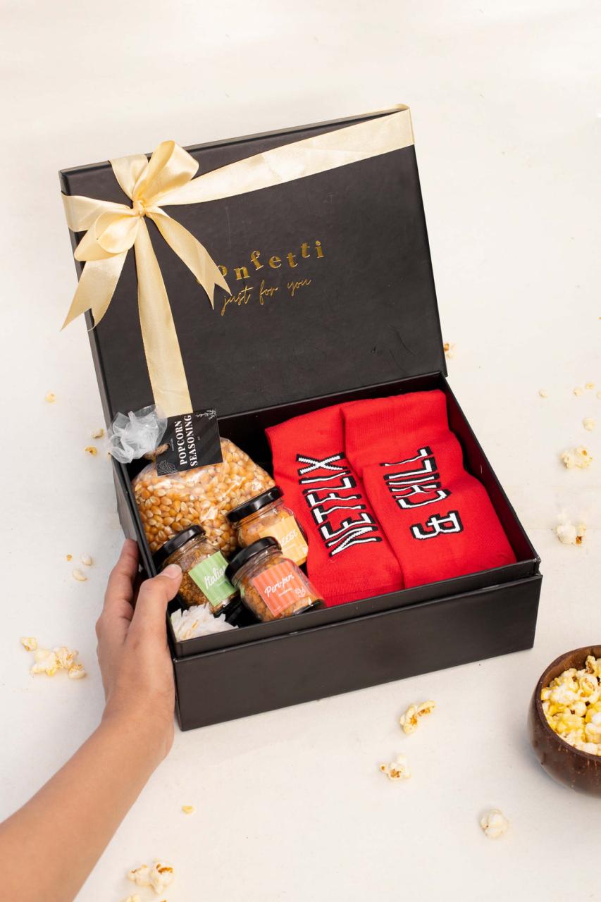 Netflix And Chill Gift Box - Movie Night Gift Hamper – Confetti Gifts