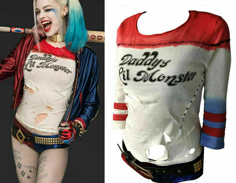 2023 Harley Quinn T-Shirt Suicidesquaddaddy'S Lil Monster Top Joker  Costume | Ebay