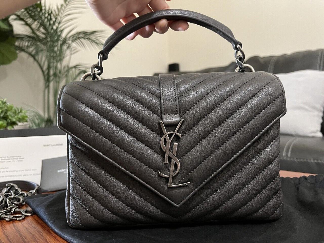 Ysl Saint Laurent College Bag Medium | Ebay