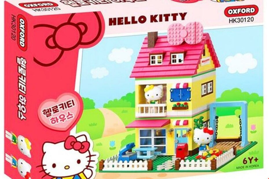 Oxford 2022 Hello Kitty 3-Type Set House Hamburger Shop Cafe Brick Block  Figures | Ebay