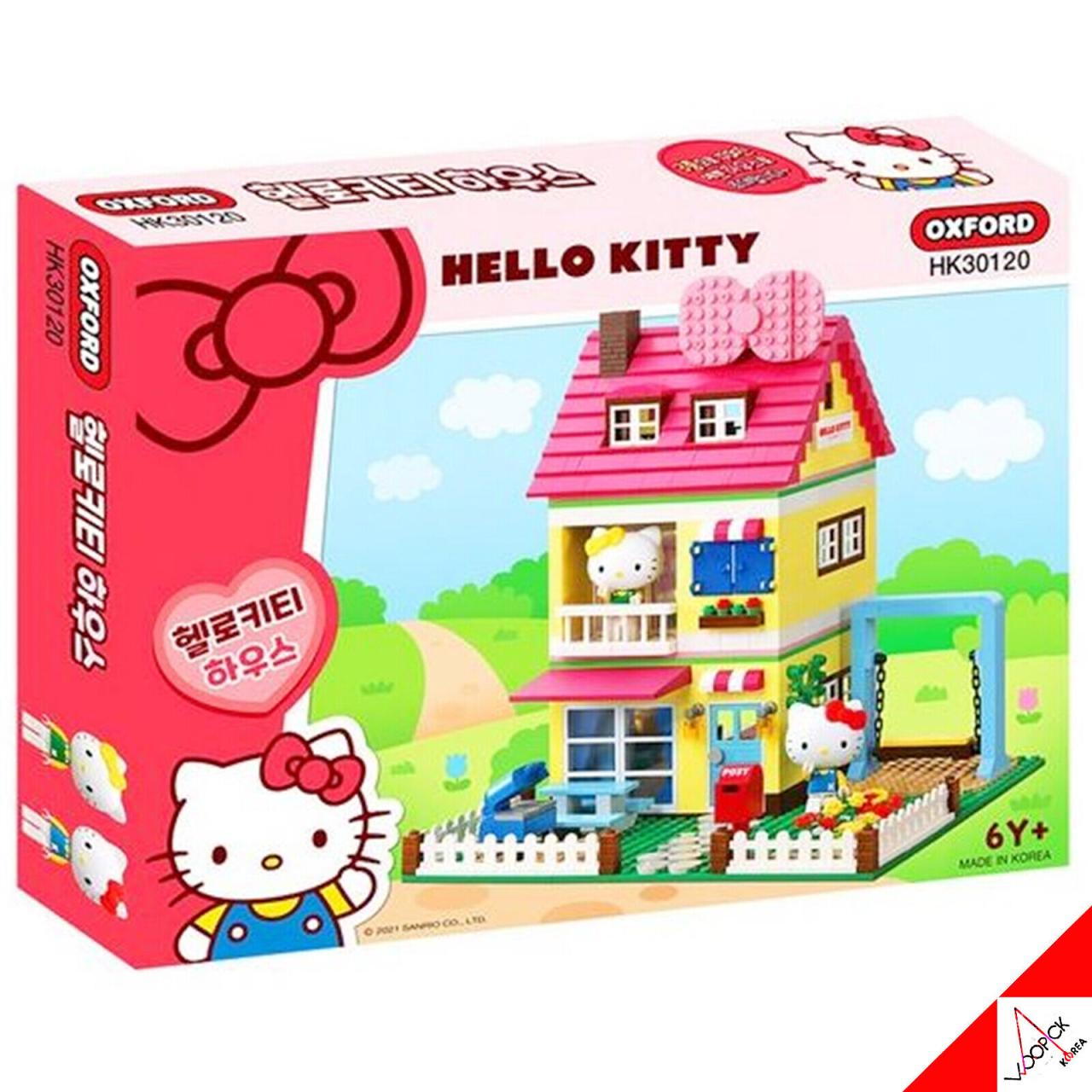 Oxford 2022 Hello Kitty 3-Type Set House Hamburger Shop Cafe Brick Block  Figures | Ebay