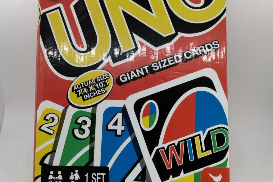 Giant Uno Complete Cardinal Games Family Game Night 7 For Sale Online | Ebay