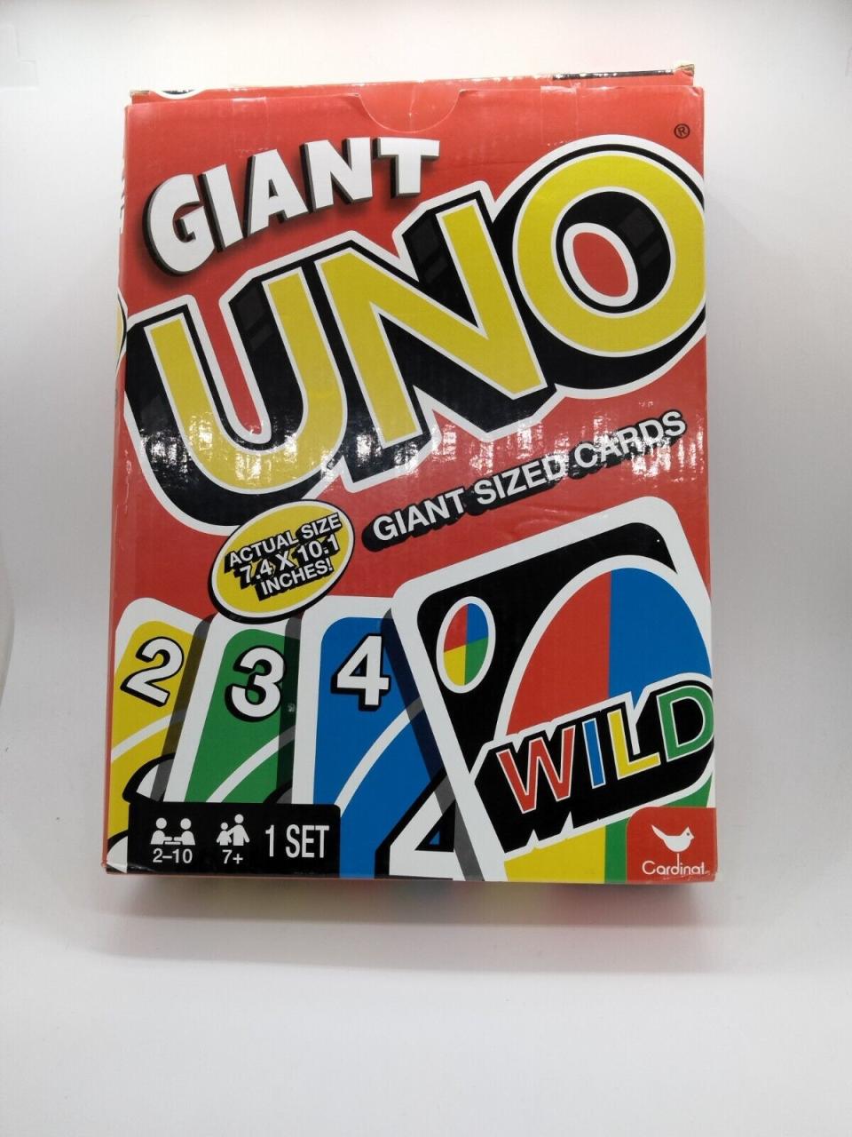 Giant Uno Complete Cardinal Games Family Game Night 7 For Sale Online | Ebay