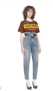 Gucci Dapper Dan Embellished Logo T-Shirt | Ebay