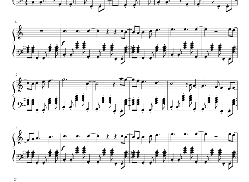 Heart And Soul (Piano) Sheet Music For Piano (Solo) | Musescore.Com