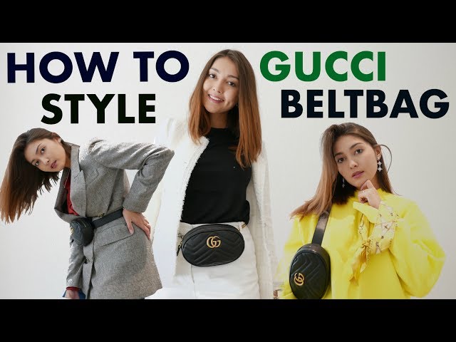 How To Style Your Gucci Marmont Beltbag - Youtube