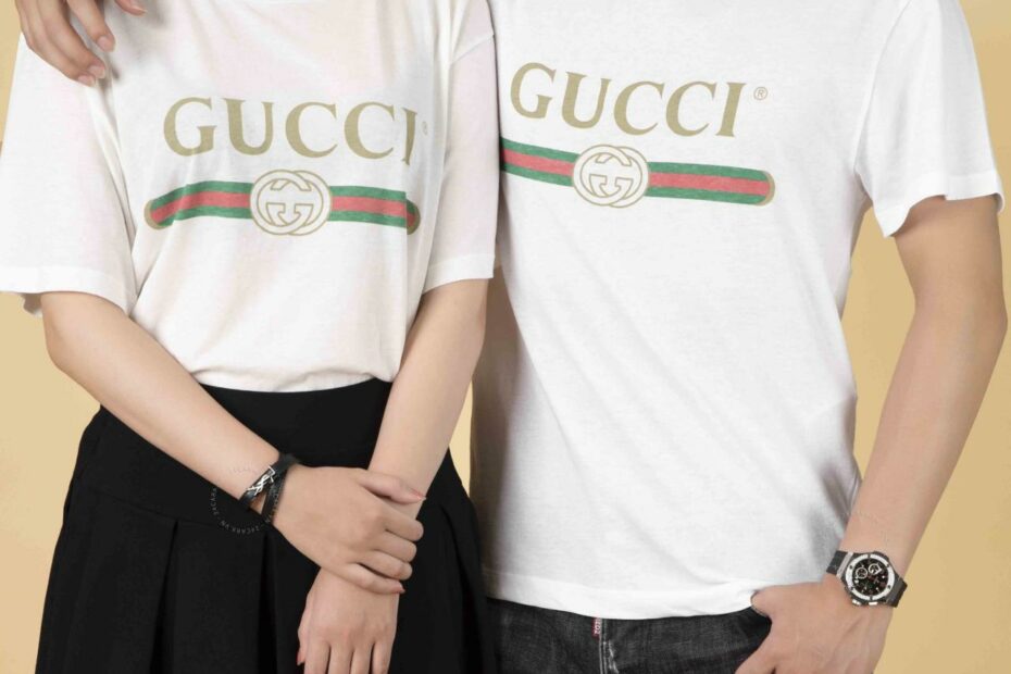 Gucci Logo Printed Cotton Jersey T-Shirt