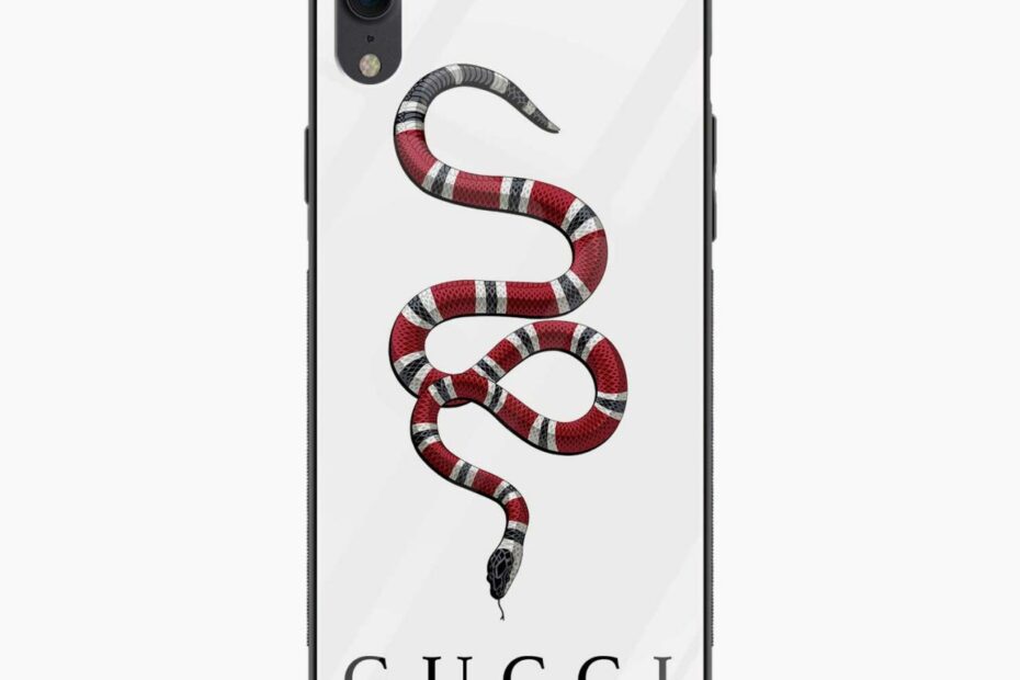 White Gucci Snake Apple Iphone Xr Back Cover - Sirphire In