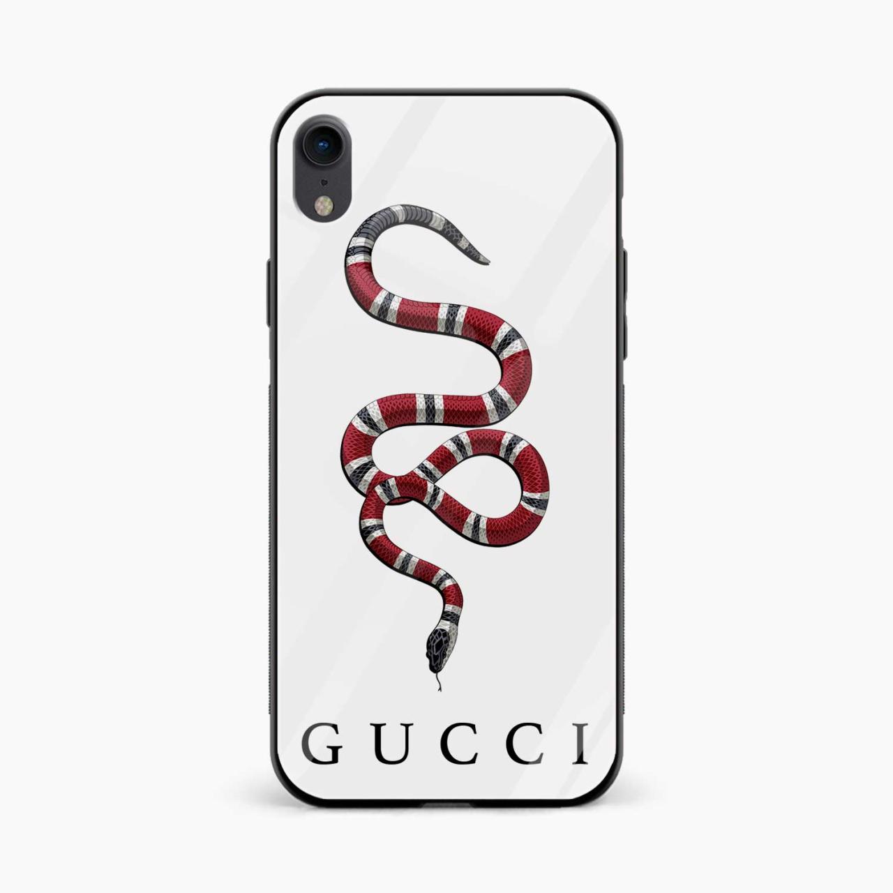 White Gucci Snake Apple Iphone Xr Back Cover - Sirphire In