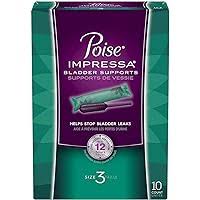 Amazon.Com: Poise Impressa Incontinence Bladder Supports For Bladder  Control Sizing Kit, 3 Count, Packaging May Vary : Health & Household